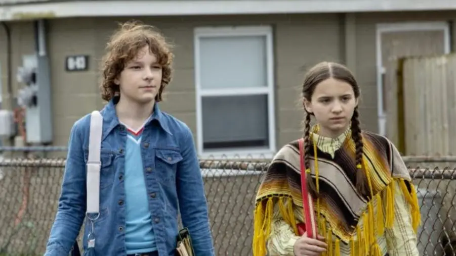 Mason Thames and Madeleine McGraw in Black Phone 2021