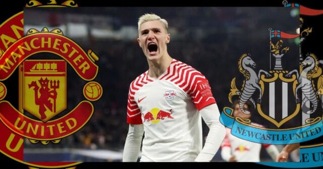 Man United and Newcastle United are both interested in a transfer move for RB Leipzig's striker Benjamin Sesko