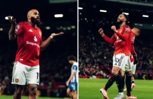 Premier League: Bryan Mbeumo scores a brace as Manchester United wins 3 in a row Bryan Mbeumo & Cunha shine as Man United beat Brighton at Old Trafford